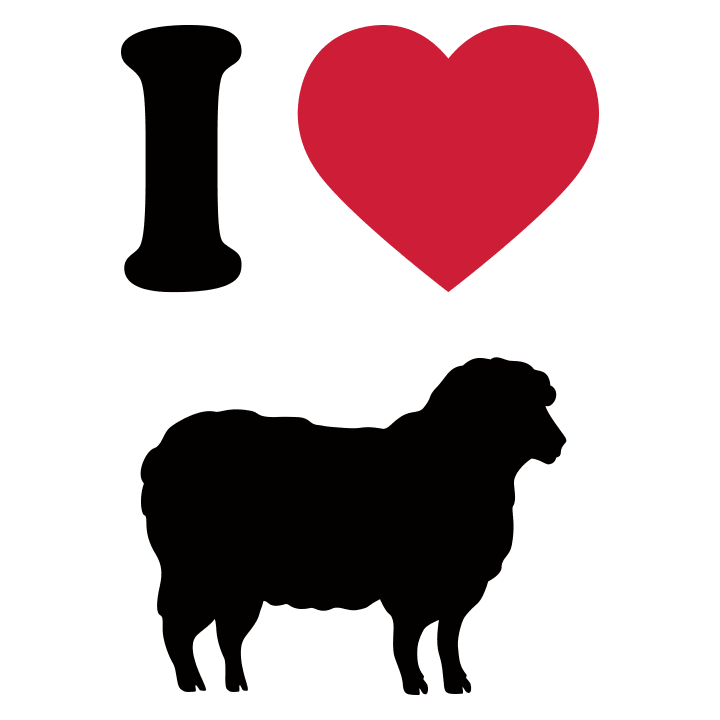 I Love Black Sheeps Vrouwen Hoodie 0 image