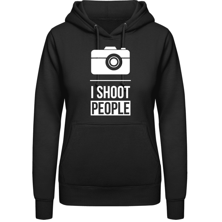 I Shoot People Camera Sudadera con capucha para mujer contain pic