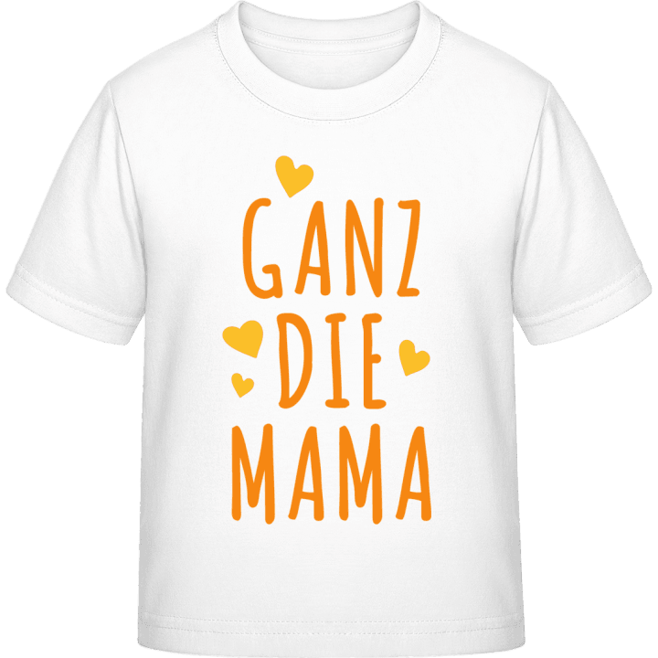 Ganz die Mama T-shirt för barn 0 image