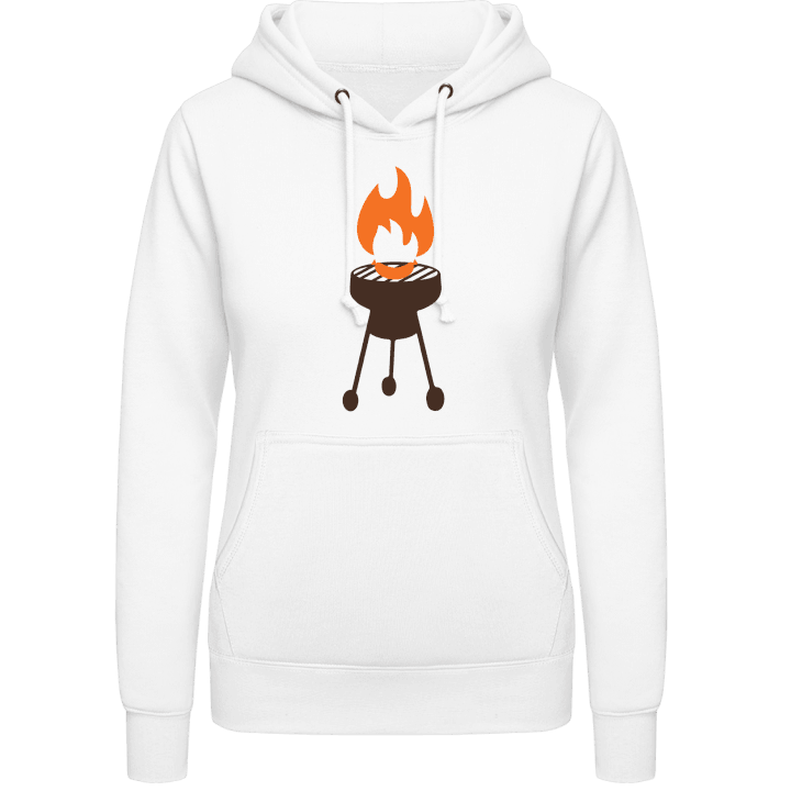 Grill on Fire Vrouwen Hoodie contain pic