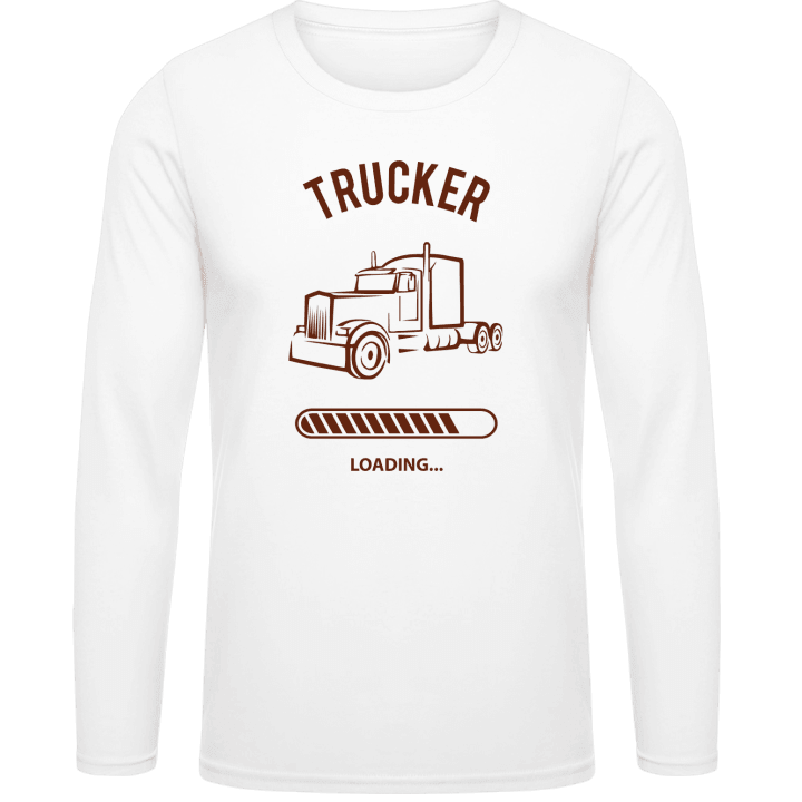 Trucker Loading T-shirt à manches longues contain pic