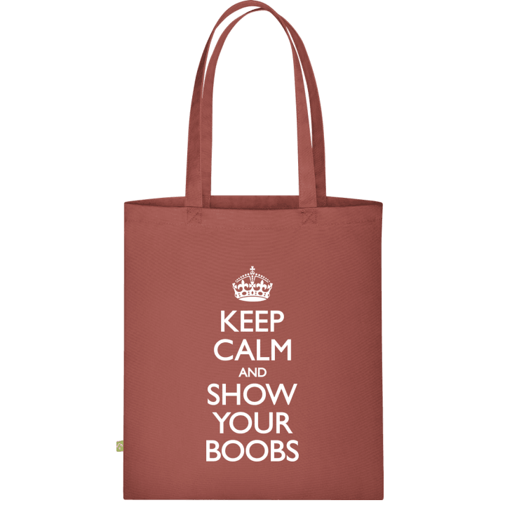 Keep Calm And Show Your Boobs Väska av tyg contain pic