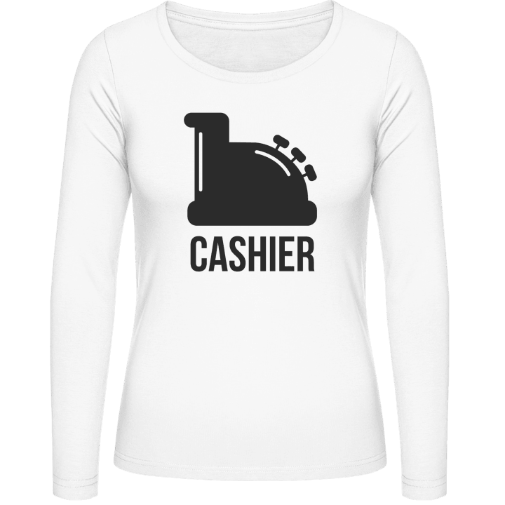 Cashier Icon T-shirt à manches longues pour femmes contain pic