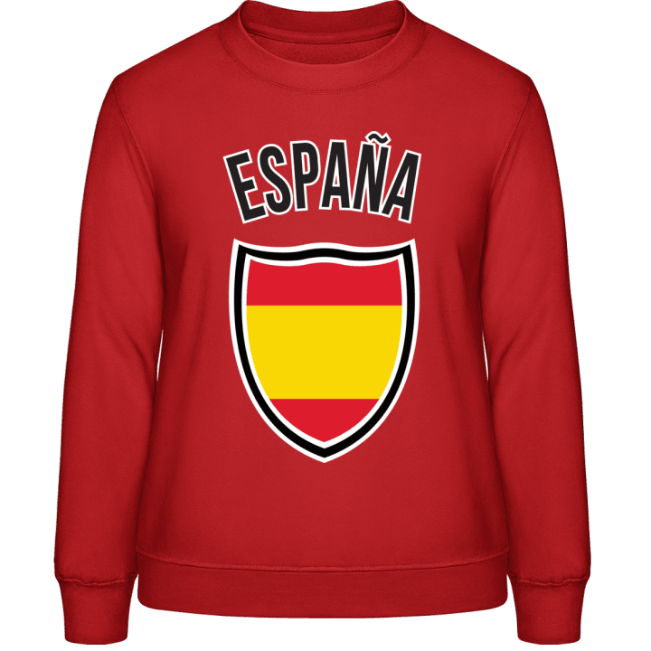 Espana Flag Shield Felpa donna contain pic