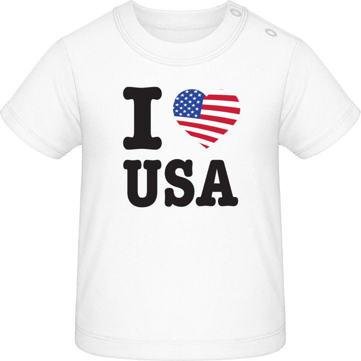 I Love USA Baby T-skjorte contain pic
