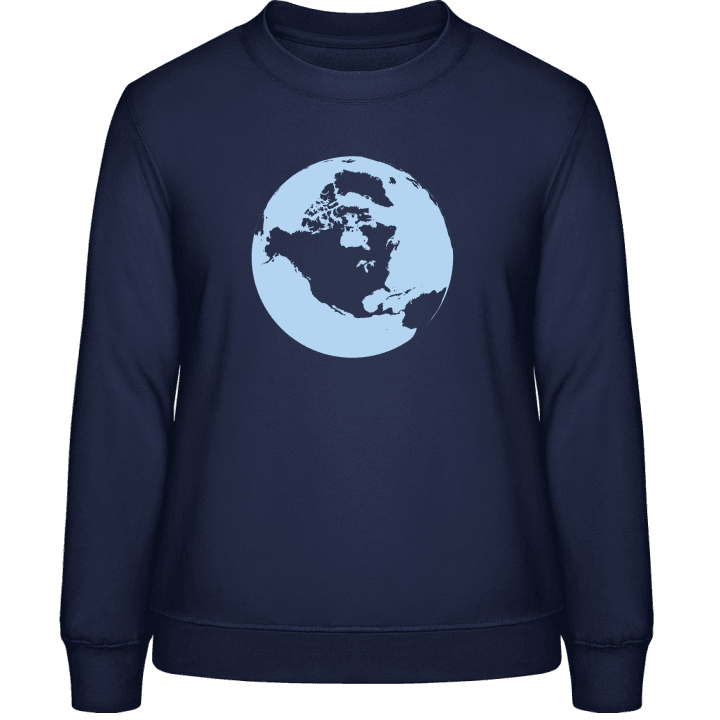 Planet Earth Sweatshirt för kvinnor contain pic