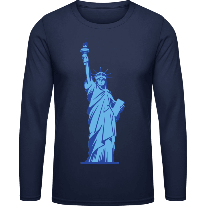 Statue Of Liberty Icon Langermet skjorte contain pic
