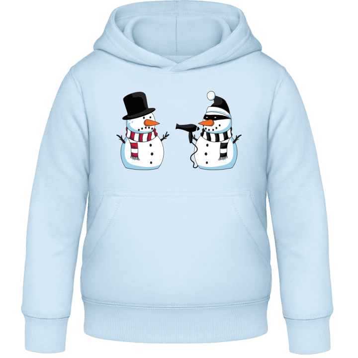 Snowman Attack Kids Hoodie contain pic