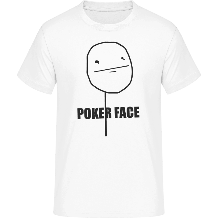 Poker Face Meme Maglietta 0 image