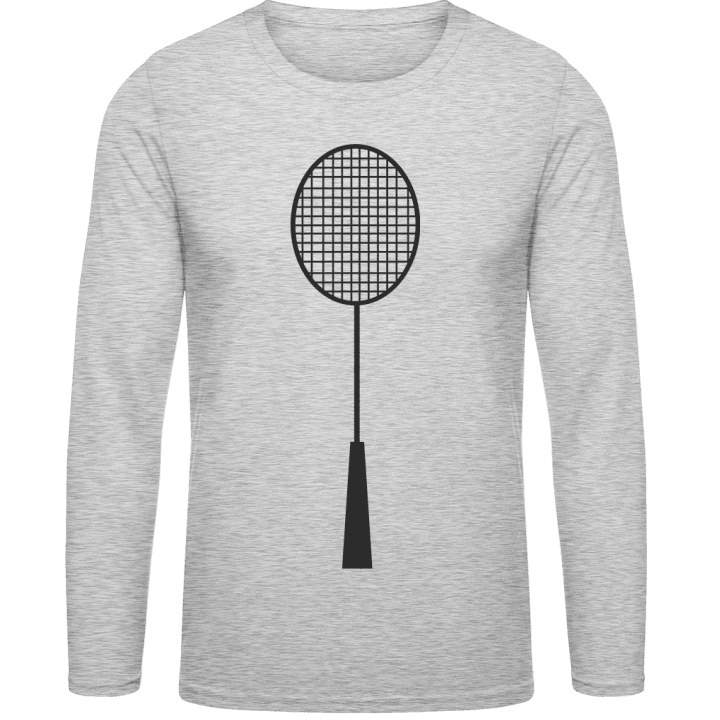 Badminton Racket Langarmshirt contain pic