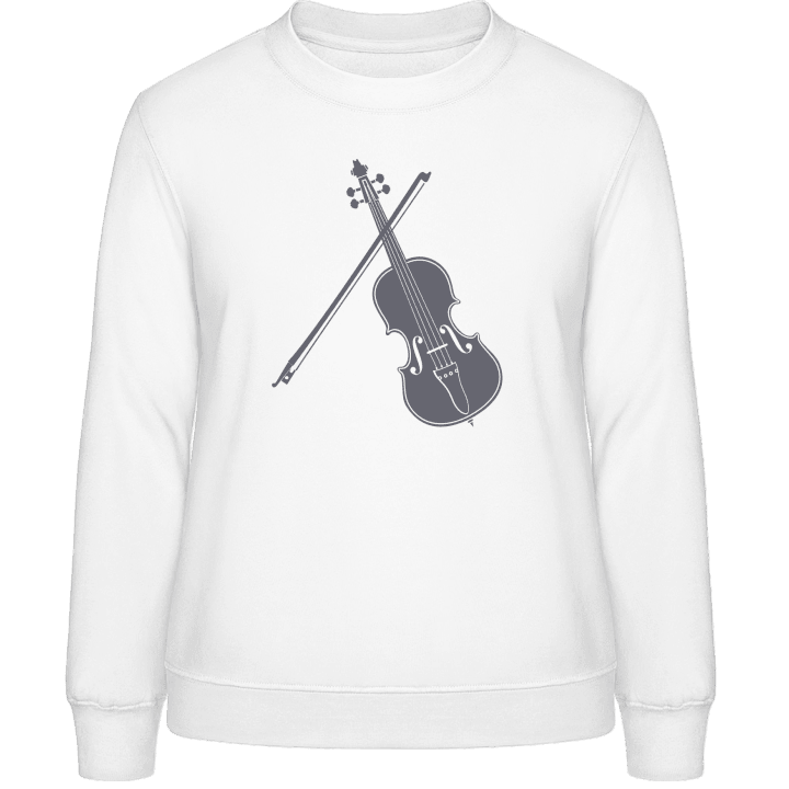 Violin Simple Sweatshirt för kvinnor contain pic