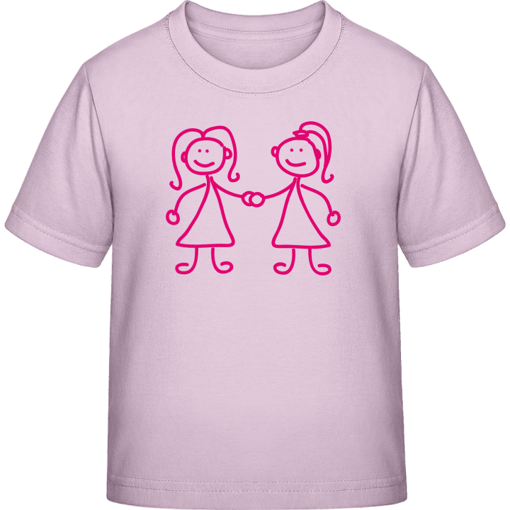 Sisters Girlfriends Holding Hands Kinder T-Shirt 0 image