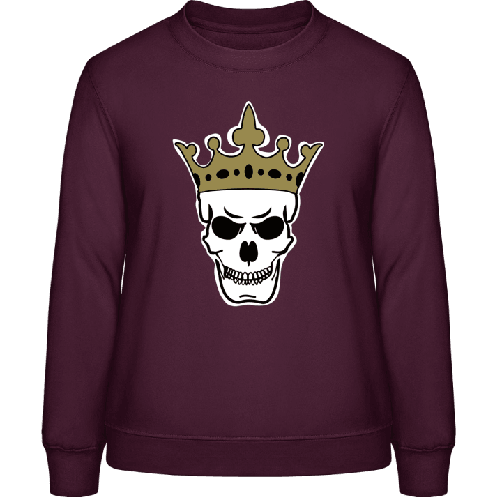King Skull with Crown Sweatshirt til kvinder 0 image