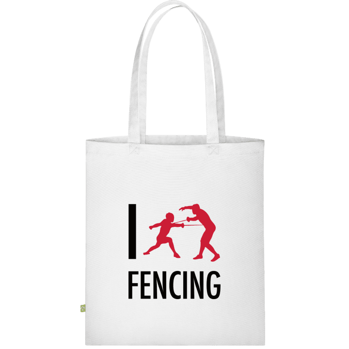 I Love Fencing Väska av tyg contain pic