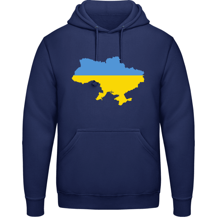 Ukraine Map Felpa con cappuccio contain pic