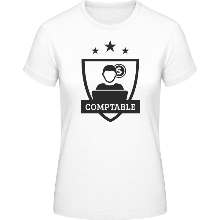 Comptable blason T-shirt pour femme contain pic