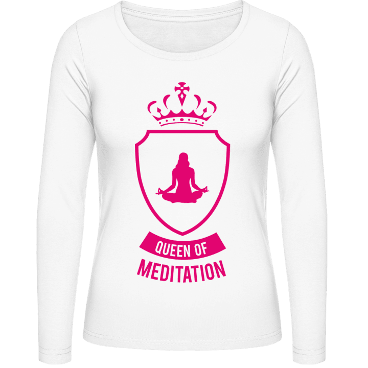 Queen of Meditation T-shirt à manches longues pour femmes contain pic