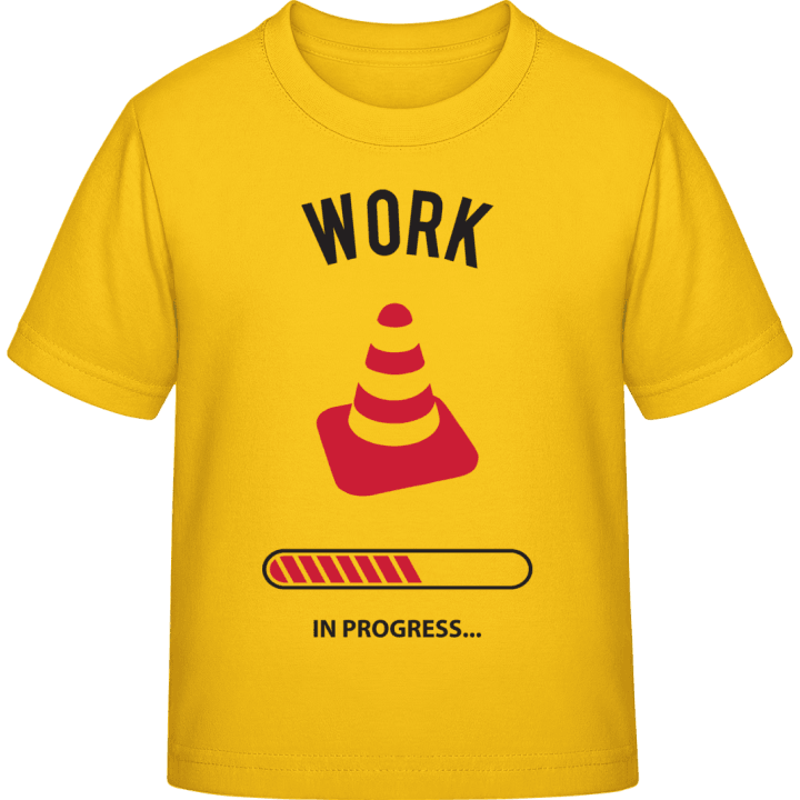 Work In Progress T-shirt för barn contain pic