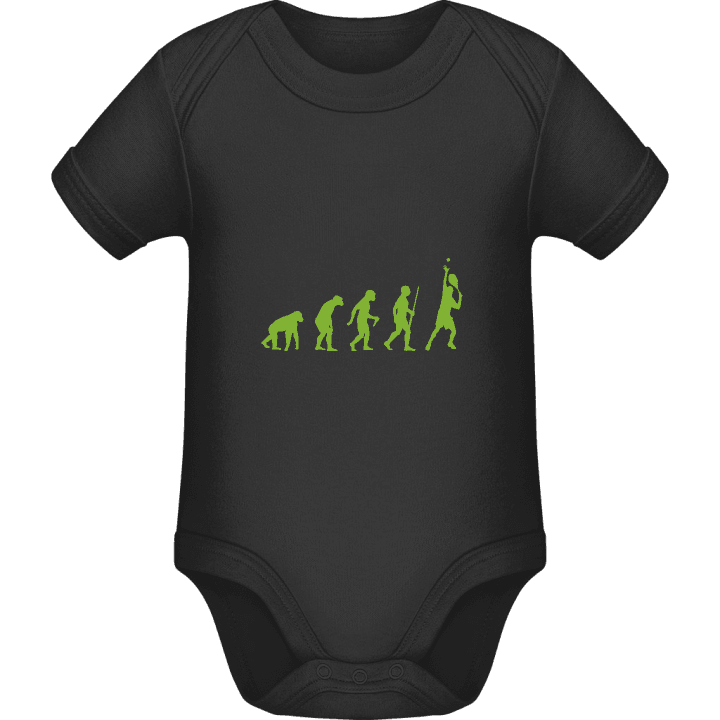 Tennis Player Evolution Baby Romper contain pic