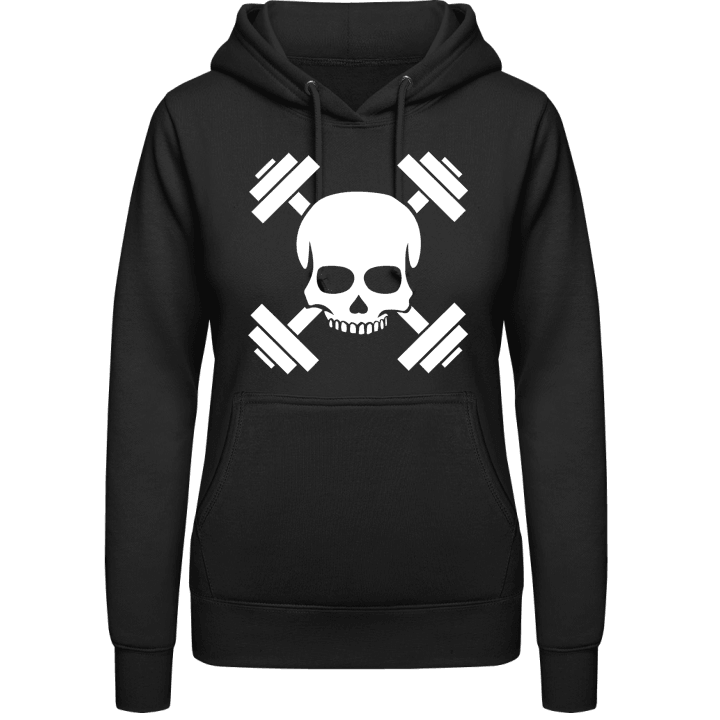 Fitness Training Skull Vrouwen Hoodie contain pic
