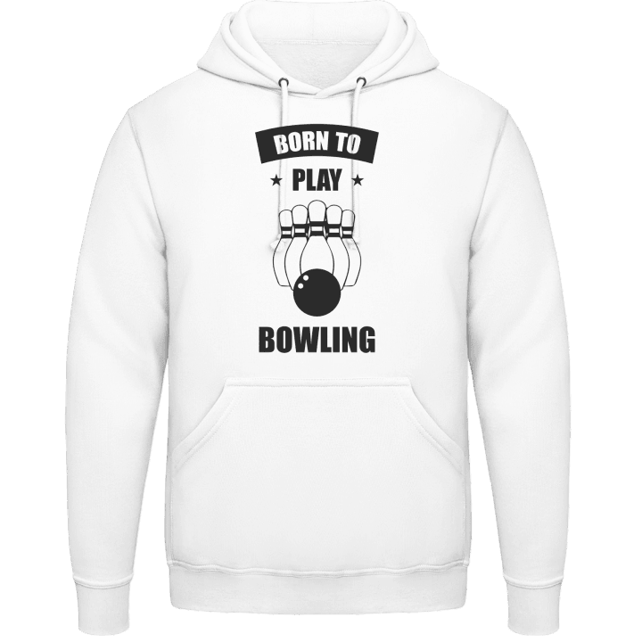 Born To Play Bowling Huvtröja contain pic