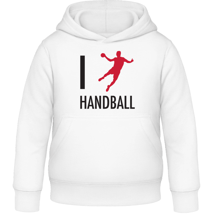 I Love Handball Felpa con cappuccio per bambini contain pic