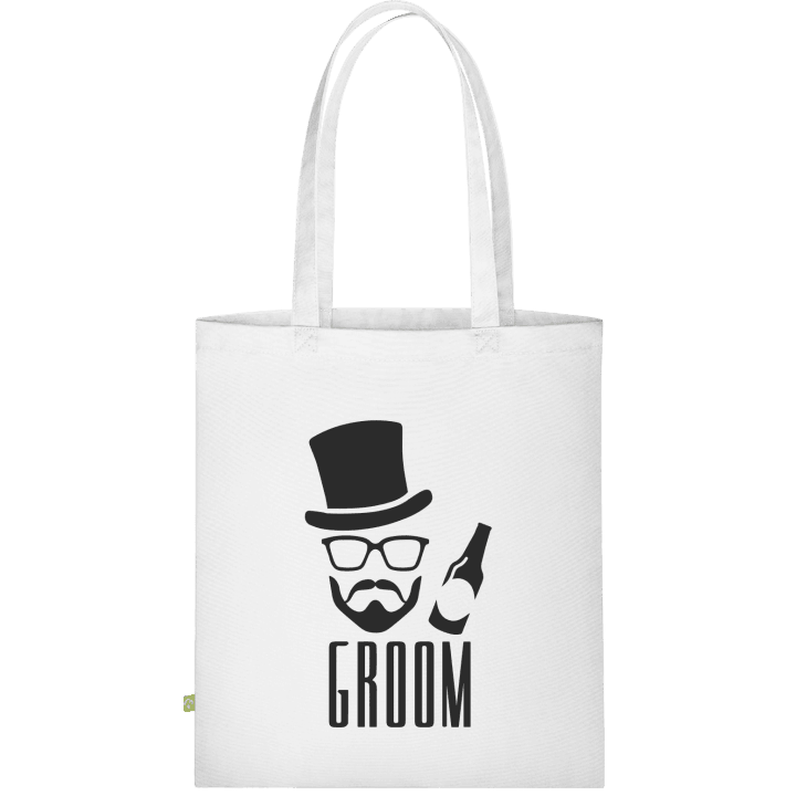 Groom Hipster Stoffen tas contain pic