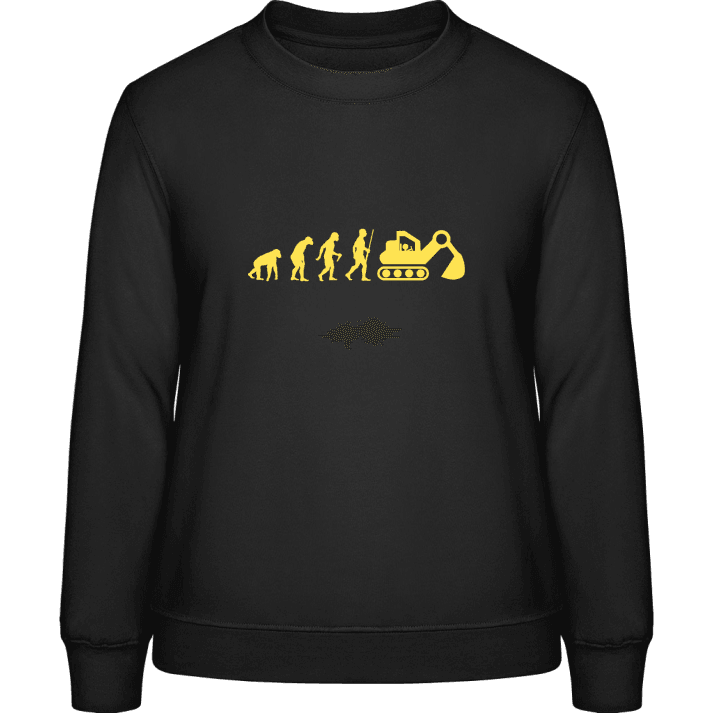 Excavator Driver Evolution Sweatshirt för kvinnor contain pic