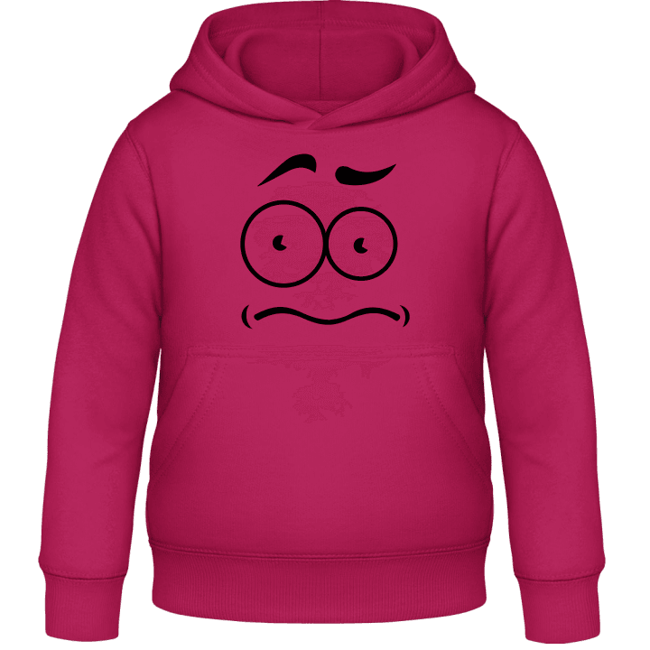 Smiley Face Puzzled Kids Hoodie 0 image