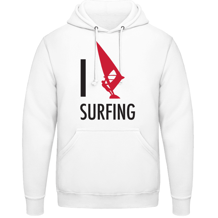 I Love Windsurfing Hoodie contain pic