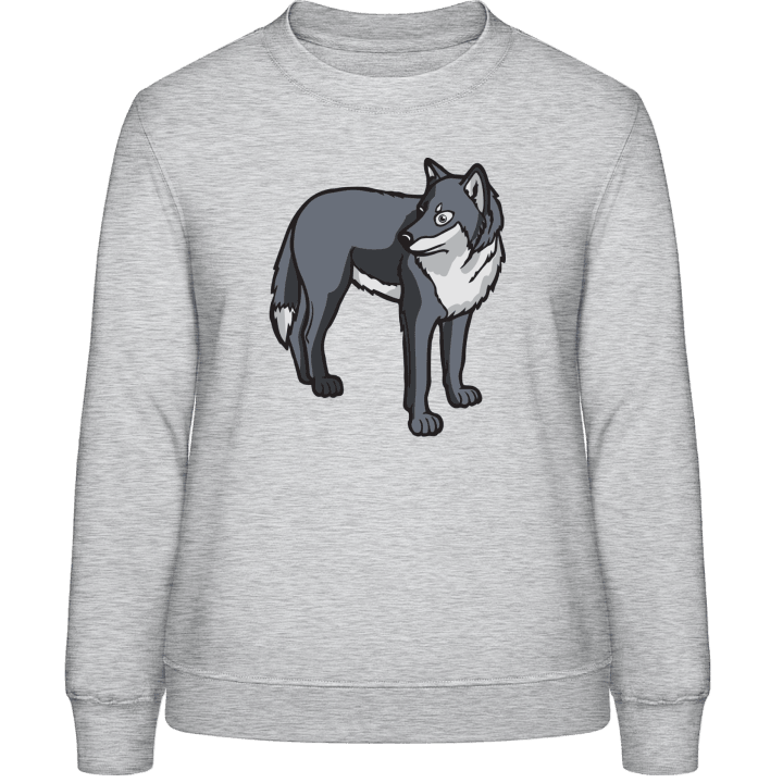 Wolf Illustration Frauen Sweatshirt 0 image