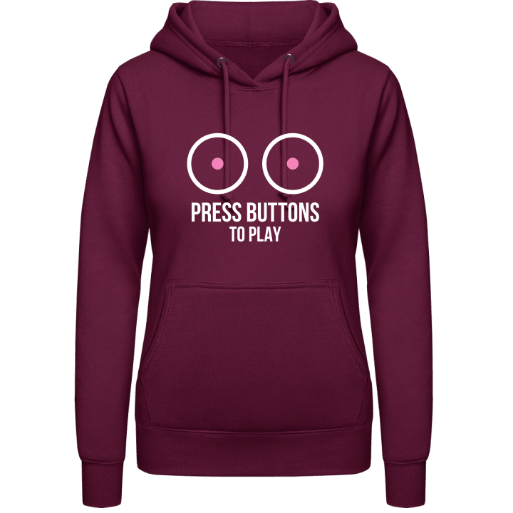 Press Buttons To Play Vrouwen Hoodie contain pic