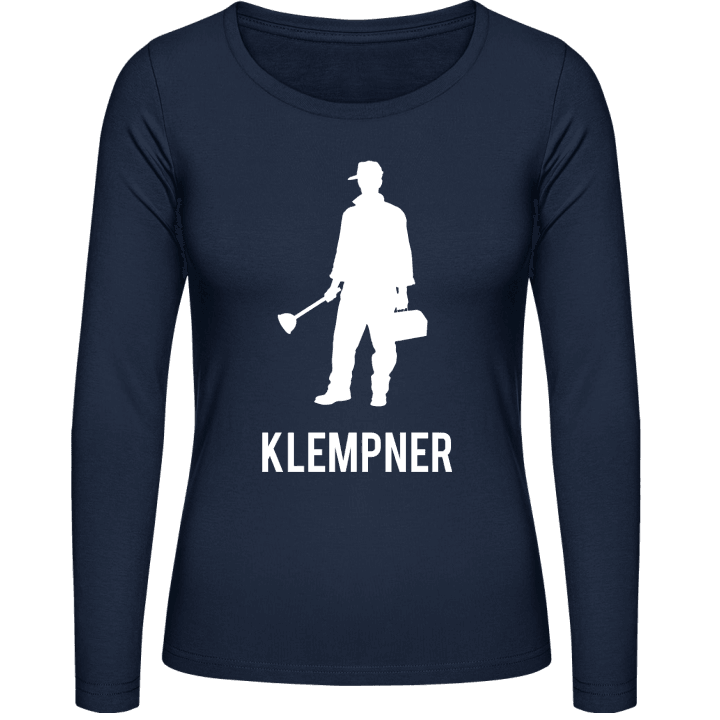 Klempner Frauen Langarmshirt contain pic