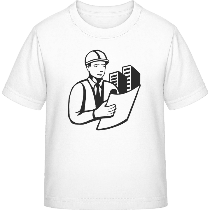 Architect Silhouette Kinderen T-shirt contain pic