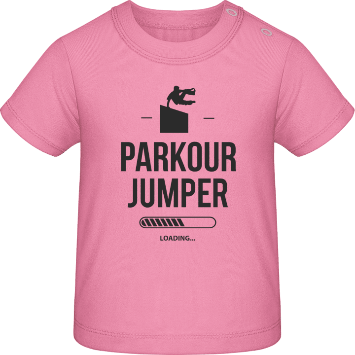 Parkur Jumper Loading Baby T-skjorte contain pic