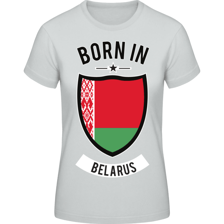 Born in Belarus T-skjorte for kvinner 0 image