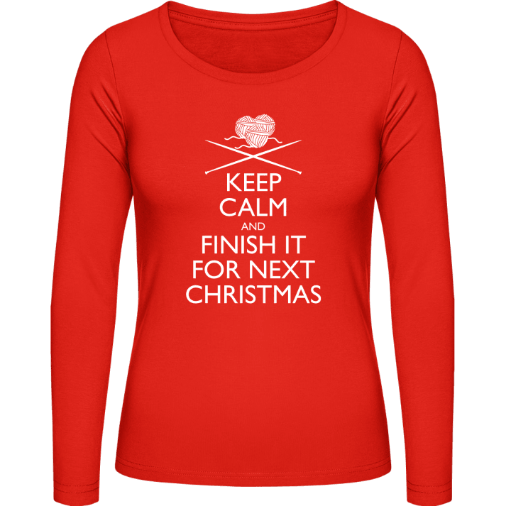 Finish It For Next Christmas Frauen Langarmshirt 0 image