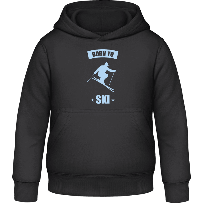 Born To Ski Sudadera para niños contain pic