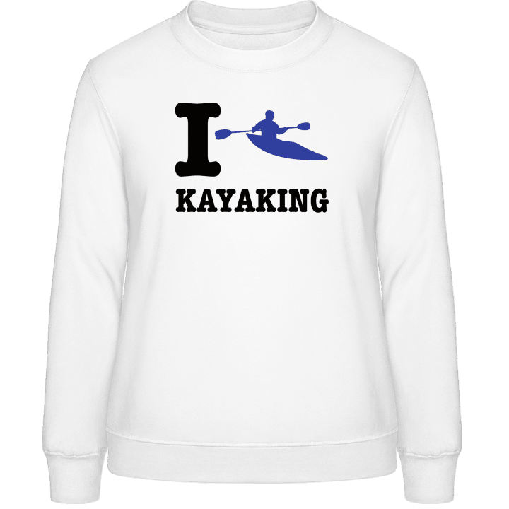 I Heart Kayaking Sweat-shirt pour femme contain pic