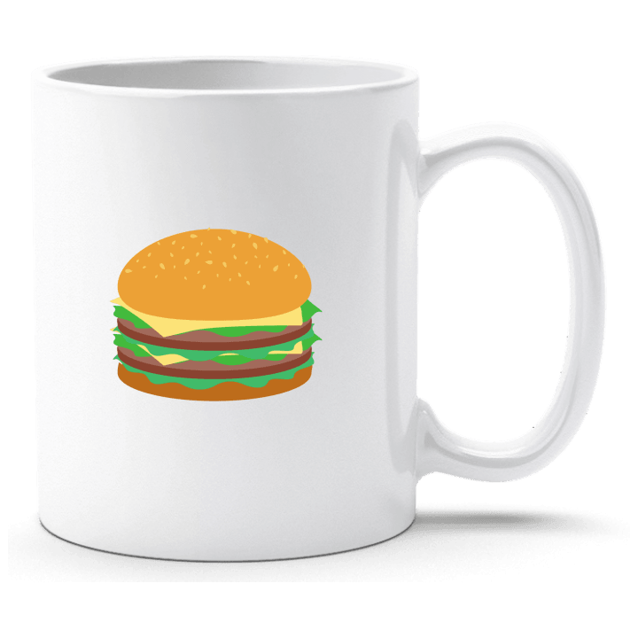 Hamburger Illustration Cup contain pic