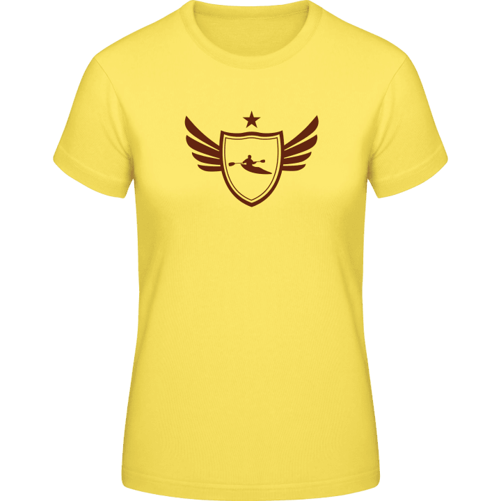 Kayaking Star Frauen T-Shirt contain pic