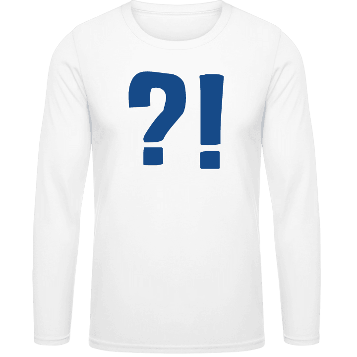 Question Mark Exclamation Mark Long Sleeve Shirt 0 image