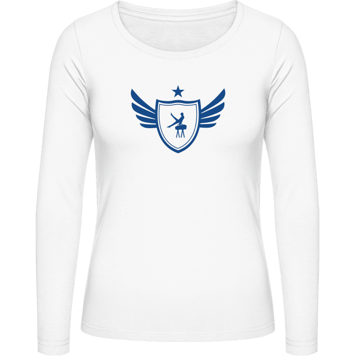 Pommel Horse Winged Vrouwen Lange Mouw Shirt contain pic