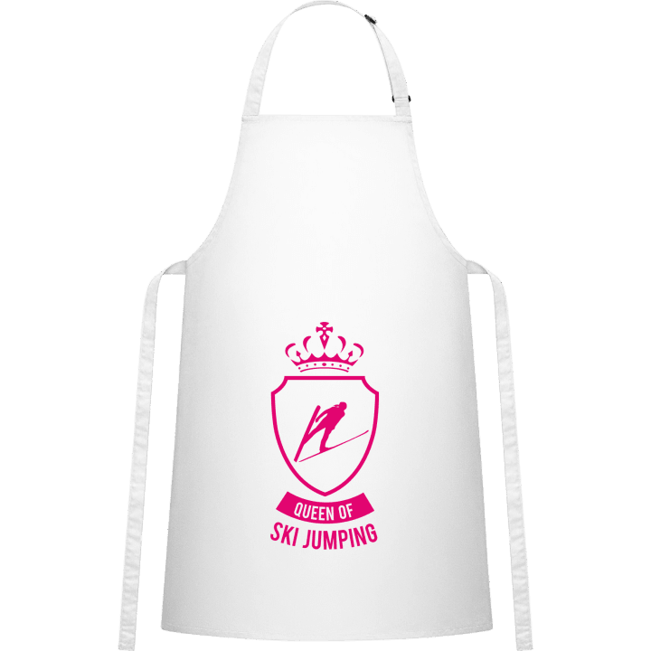 Queen Of Ski Jumping Kitchen Apron contain pic