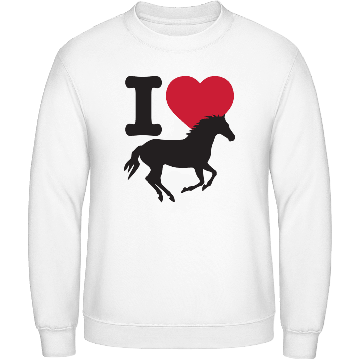 I Love Horses Sweatshirt 0 image