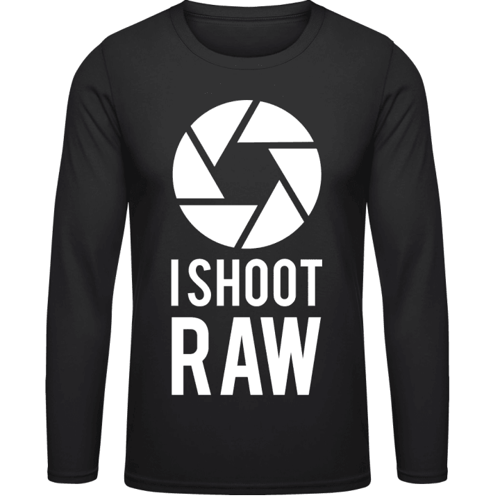 I Shoot Raw Langarmshirt 0 image