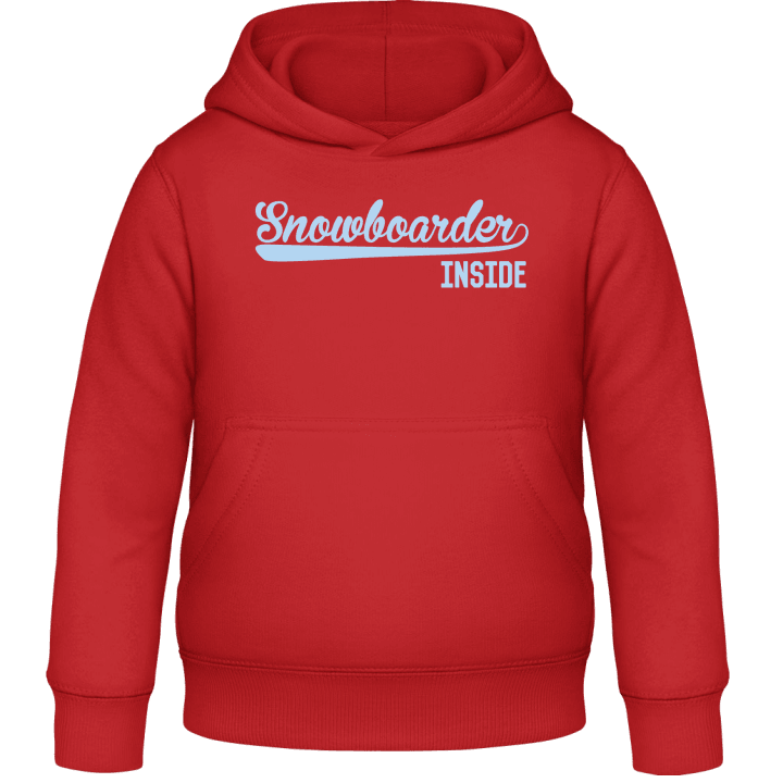 Snowboarder Inside Kids Hoodie contain pic