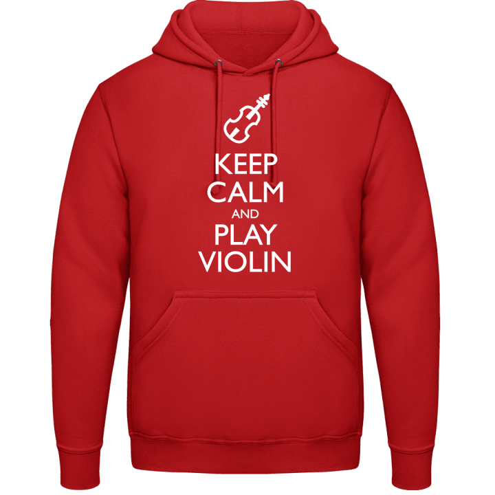 Keep Calm And Play Violin Huvtröja contain pic
