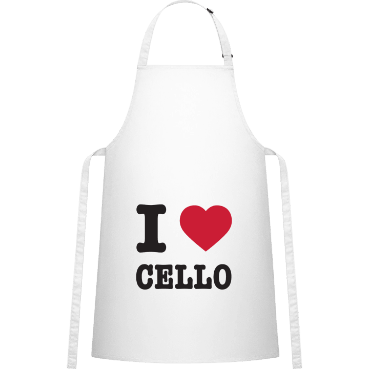 I Love Cello Kitchen Apron contain pic