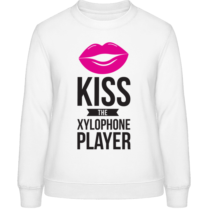 Kiss The Xylophone Player Sweatshirt för kvinnor contain pic